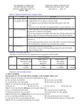 Đề cương ôn tập Học kì 2 Địa lí 10 năm 2025–2026 trường THPT Đào Sơn Tây (TP Hồ Chí Min)